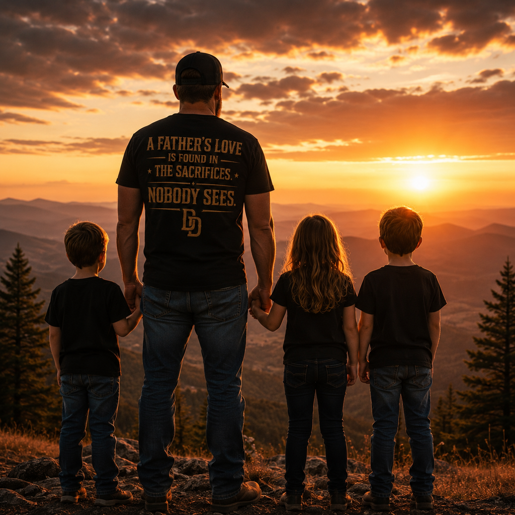 (A Fathers Love is Found In The Sacrifices Nobody Sees) Unisex T-Shirt  DIESEL & DIRT