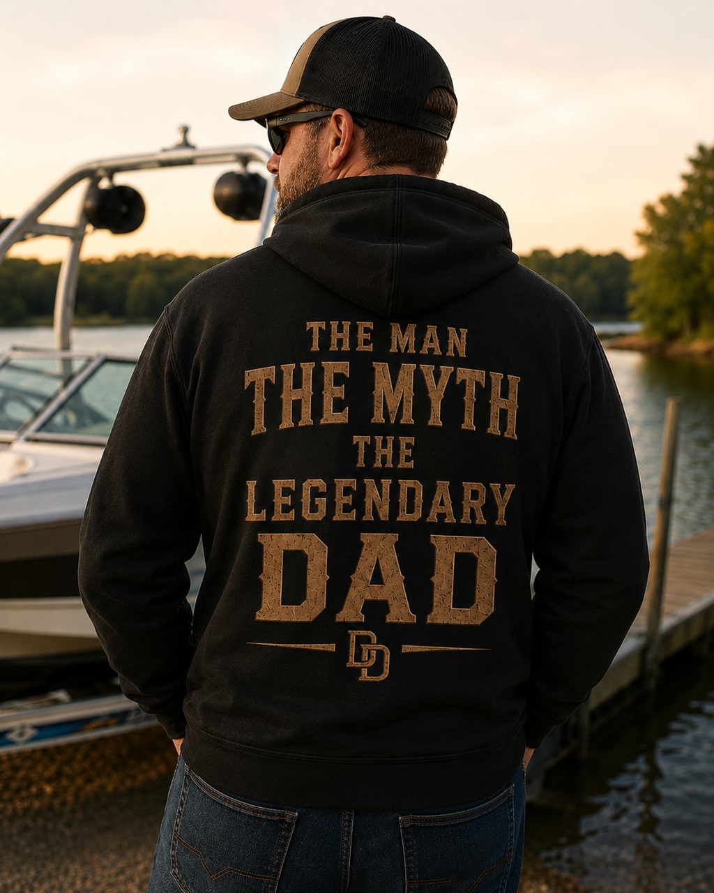 The Man The Myth The Legendary Dad Unisex Hoodie Sweatshirt