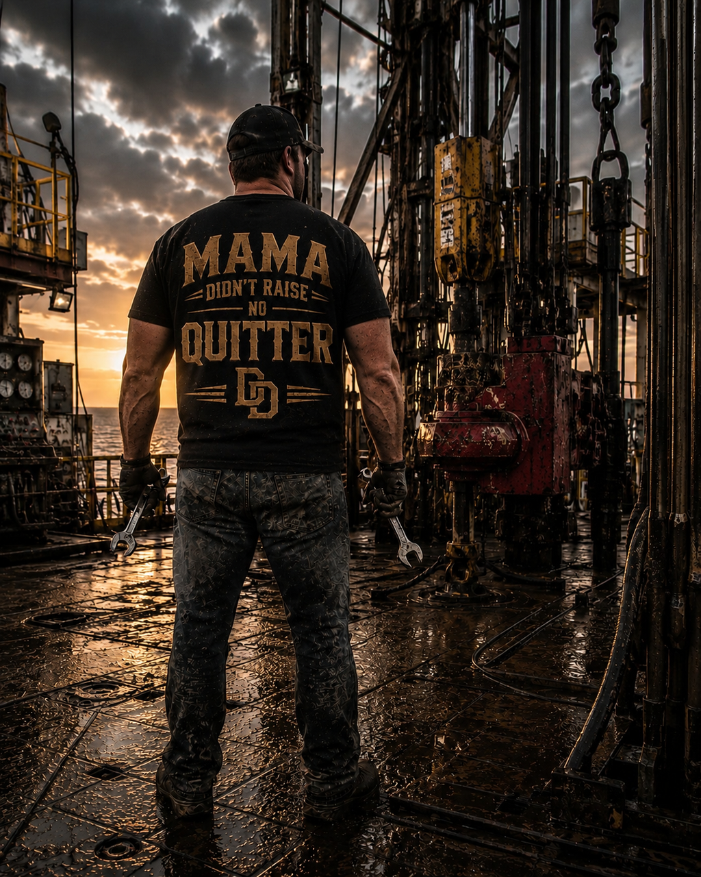 (Mama Didn't Raise No Quitter) Unisex T-Shirt